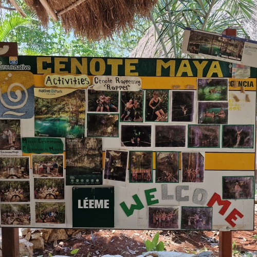 Cenote Maya Native Park: koupání, šnorchlování, ceremoniál, slaňování a zipline v mayské jeskyni